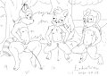 Request For RoninHunter0987 (warning public peeing) by FeatheredAdventures