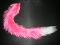 Pink/White Long Yarn Tail - FOR SALE by SamuraiDevil