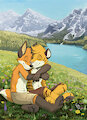 Fox and Tiger by pandapaco