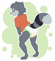 Stinky Coonie Show-off (BaltNWolf)