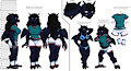 Valerie - Reference Sheet (Clothed) by vXArchonXv