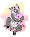 Cute Grey Ixi by Kinkixi