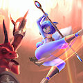 Krystal vs Drakor by vtal