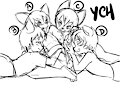 YCH: Sleepover tickles treatment by Harumi