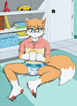 Diapered Fox Boi