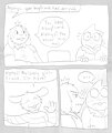 Asriel x Alphys + Asgore by Nishi