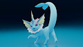 3D Vaporeon by Piporete