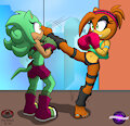 Casual Kickboxers  (Collab) by Shadowwalk