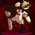 Naoki vs. Tentacles ~ by KiyoshiFox
