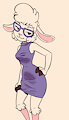 Bellwether - Lanky sheep by VioletEchoes