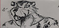 I drew a buff tiger from boredom by Zini