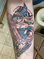 Dark Magician Girl tattoo by HyperShadow92