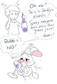 Wine breath bunny by 4pcsSet
