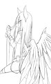 Angel, hair down by LilithSnow