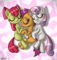 Cutie Mark Crusader Naptime, Yay! by nerdmouse