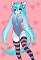 Furry Miku by Blehr