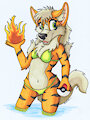 Hot Arcanine Bikini by bdever