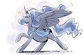 Sketch - Running Luna by Bahnbahn