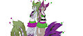 Eleuia and Moyolehuani at the beach by Fiona