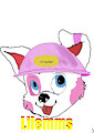 another badge of m,y fursona by lilemmy