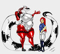 Personal Art - Hemlock vs Jacent by GrayscaleRain