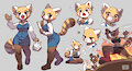 Retsuko study by popodunk