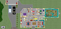 Floor Plan of Al and Marge Coyote's Home by moyomongoose