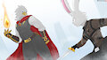 [Commission] Griffin Vs Bunny by WinickLim