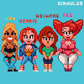 Pixel Goof Gals [Full Set] by Diraulus