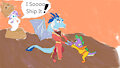 Dragon Lord and Spike by MLJedi