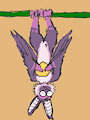 Bat Caught with his Mouth Full by Jellyfang