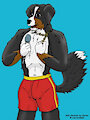 Porter - the fursona and RP character which my dog is named after by FoxyFemme