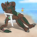 Summertime beach - Art by Boarcore by SonderEber