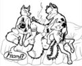 Teachin the cubs to toke by FnordFox