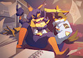 Going Through The Files by megacycle