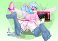 YCH Shimo Hisae playing videogame by SpiceCocoa