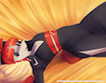 Lounging in Silk [clothed] by Saucy