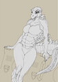Ariana Unfinished Sketch - By GreyShores by Darkflamewolf