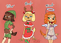 Brandy Xmas Costumes by SoulCentinel