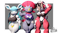 Buff Gals by JasperIsNotCool