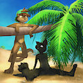 new pup in shade by DakkaWoof