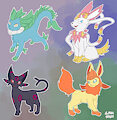 Eeveelutions Marshup by AlbaFox