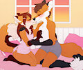 5 years of us - the first of many kiss by HoneydewFox92