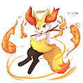 Braixen by Kryztar2