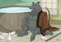 Master Splinter - Onsen Relaxation by kezmmar