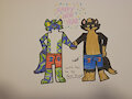 Late new year with friends by ShadowMidnight