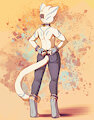 Wearing pants by Floofy