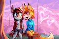 seesaw couples (finished YCHs) by Shibanni