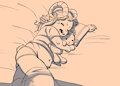 Sleepy sheep by Dewebu