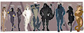 *ADOPTABLES*_Egyptian males by Fuf